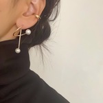 インポート フープ×スティックパールピアス