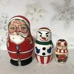 マトリョーシカ　サンタクロースの相棒は雪だるま　