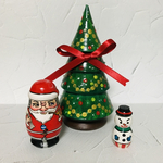 マトリョーシカ　クリスマスツリー&サンタ&雪だるま　