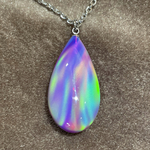🌈京セラオパールユメカワ薄紫オーロラネックレス🌈