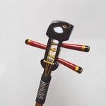 かんざし「三味線」漆黒１２７