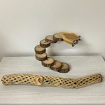 【mizupapap様専用ページ】ゲージサイズでカクタスパーチ（サボテンの骨）HOEI465・直径3～4cm×44cm 丸太の螺旋階段