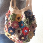 お花モチーフバッグ