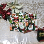 クリスマス☆女性用立体ガーゼマスク♪
