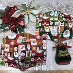 クリスマス☆子供用立体ガーゼマスク♪２枚セット！