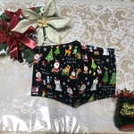 クリスマス☆子供用立体ガーゼマスク♪