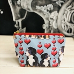♥ＳＡＬＥ♥☆（裏地）抗菌・抗ウィルスポーチ☆【バーニーズマウンテンドッグ/デニム素材生地】
