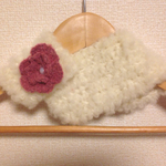 ウールのあったか♡ふわもこつけ襟 スヌード