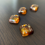 プラリネショコラ( オランジュ ) ピアス チョコレート バレンタイン フェイクスイーツ