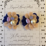 ♡フラワーピアス♡ビジュー♡