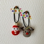 《yukari8607様専用ページ》🎅サンタ&トナカイのヘアゴムオーダー🎄