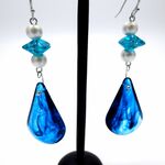 マーブル―ドロップ ピアス／イヤリング