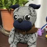 パグぬいぐるみ(^-^)ソックス