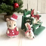 クリスマスのたっち赤ちゃんのかぼちゃパンツ風ワンピース・シルバニアファミリー