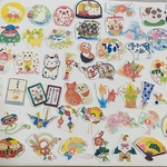 【送料無料】年賀状用シール(55枚入)
