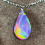 🌈京セラオパールユメカワ薄紫オーロラネックレス🌈