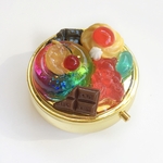虹色ゼリー♪お菓子のピルケース・アクセサリーケース