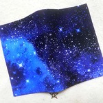ブックカバー・文庫　*青い宇宙　天の川・16*