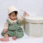 チクチク隊　salopette dot