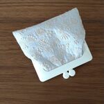 【オーダー】プラ口金 check & stripe がま口コインケース ☆ ミナペルホネン ハンドメイド