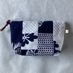 浴衣パッチワークのポーチ