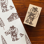 【最新作！】アルプスのダリのスタンプ