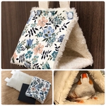 再販×3【フィンチサイズ】丸洗いできるバードテント リバティ エデナム使用 冬用 モコモコ キンカチョウ 十姉妹 文鳥 小鳥のベッド