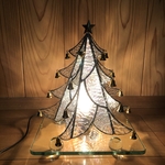 ステンドグラスのクリスマスツリー　クリアータイプ