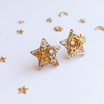 星に願いを☆ピアス、イヤリング　