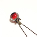 再販】510-27 Garnet オルゴナイトペンダント◎艶*.:★ orgonite ★:.* 