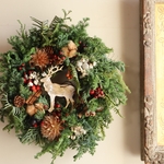 Satoco様ご予約○華やかなクリスマスリース○ドライフラワーリース