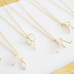 【14KGF】 Custom Wire Letter Necklace