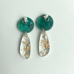 金木犀と翡翠色の宝石   ピアス／イヤリング