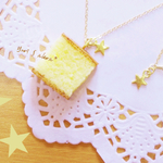 【再販】カステラとお星さまのネックレス（和菓子series）