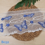 B032ブレード DIY 蝶々柄 手芸用 縁飾り パイピングテープ チュールレース 花柄 手作り 生地 ハンドメイド 4m