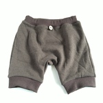 サルエルパンツ 80･90　ブラウン　裏毛スウェット