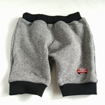 【送料無料】サルエルパンツ 80･90　杢グレー×ブラック　ロンドンバス　裏毛スウェット