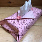 麻の葉BOXティッシュケース