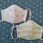 2枚セット 幼児用 6重ガーゼ 立体マスク