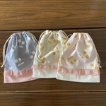 さくらんぼの給食袋☆