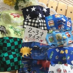 【再6】送料込選べるマスク2点❤️2〜3歳⭐️男の子向き可愛い立体ますく完成品(恐竜🦕電車電車🚆星⭐️)