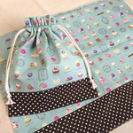 給食袋&ランチョンマット《グリーン》