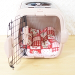 ［再販］キャリー用ボアざぶＳサイズ（レトロいちごレッド）