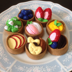 mitsuhappyさまご予約品！cafeケーキ タルト①フェルト★香★