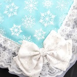 Crystal of snowカフェマット【ティファニーブルー】