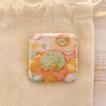 ひつじ×マシュマロ　＊お菓子な缶バッジ＊