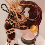 再入荷☆人気☆組紐☆成人式髪飾り☆卒業式髪飾り☆結婚式☆和装☆白無垢☆かすみ草☆袴ヘア☆プリザーブドフラワー☆ドライフラワー☆