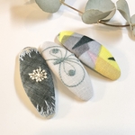 ミナペルホネンஐ 刺繍のパッチンピン 3点セット ⑅◡̈*キッズ&ベビー✦ฺプレゼントにも