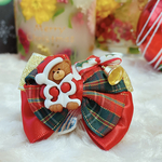 ワンコ用バレッタ♡MerryXmas*✰*サンタさんベア