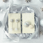★クリスマスコフレ2020<期間限定>12/29まで★「Snow Stella」耳飾り&ブローチ